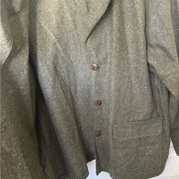 Coldwater Creek Green Lightweight Shirt Jacket - Picture 4 of 6